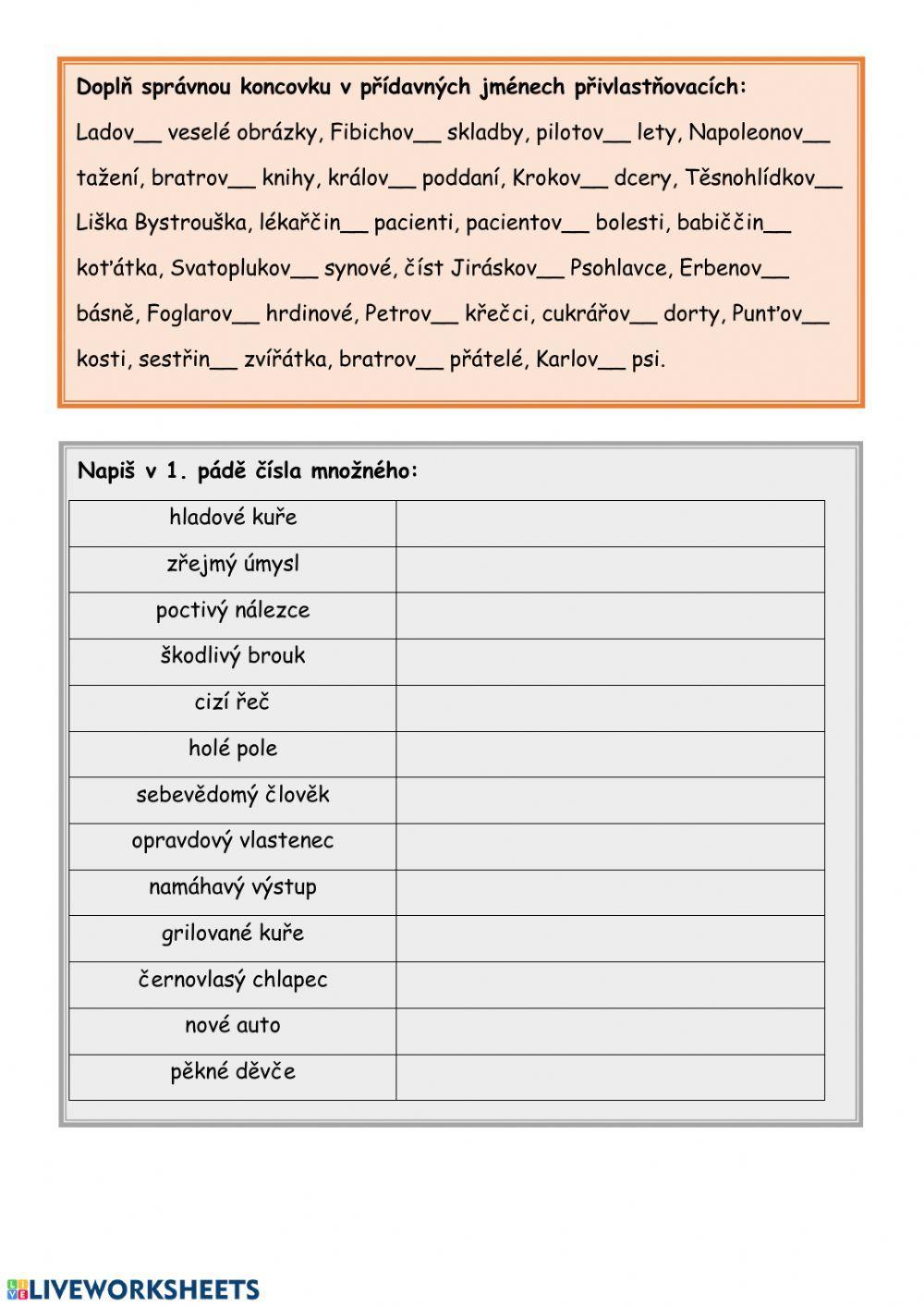 Procvičuj na konci 5.třídy