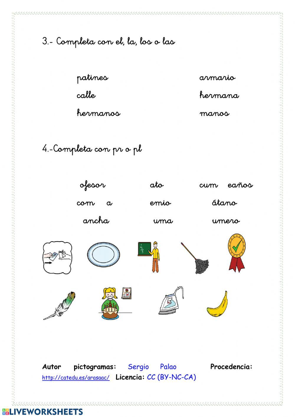 la primera para primero