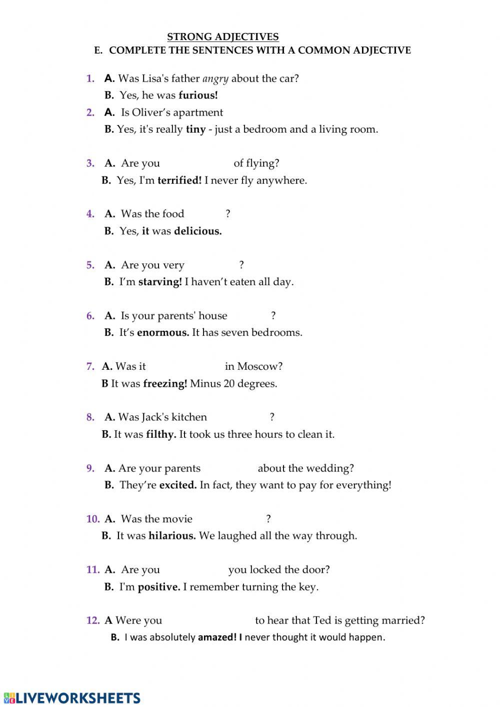 Present perfect continuous