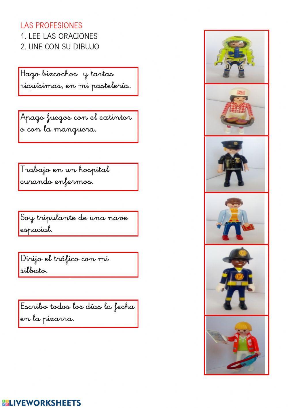 Empareja profesiones