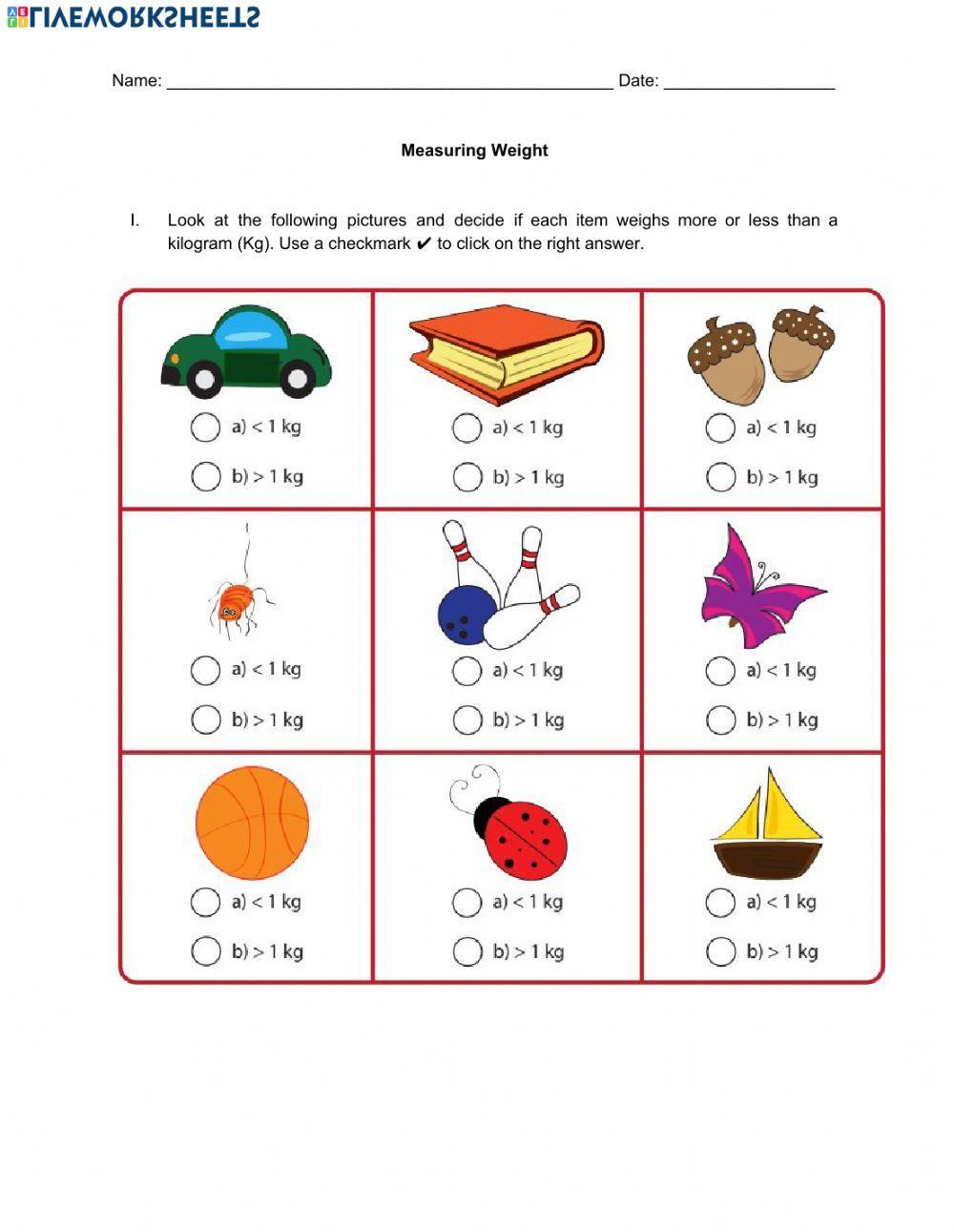 Estimating Weight