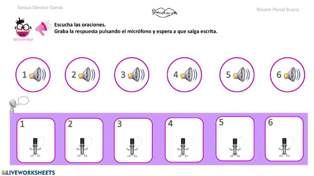 Escucha y graba analogías 5
