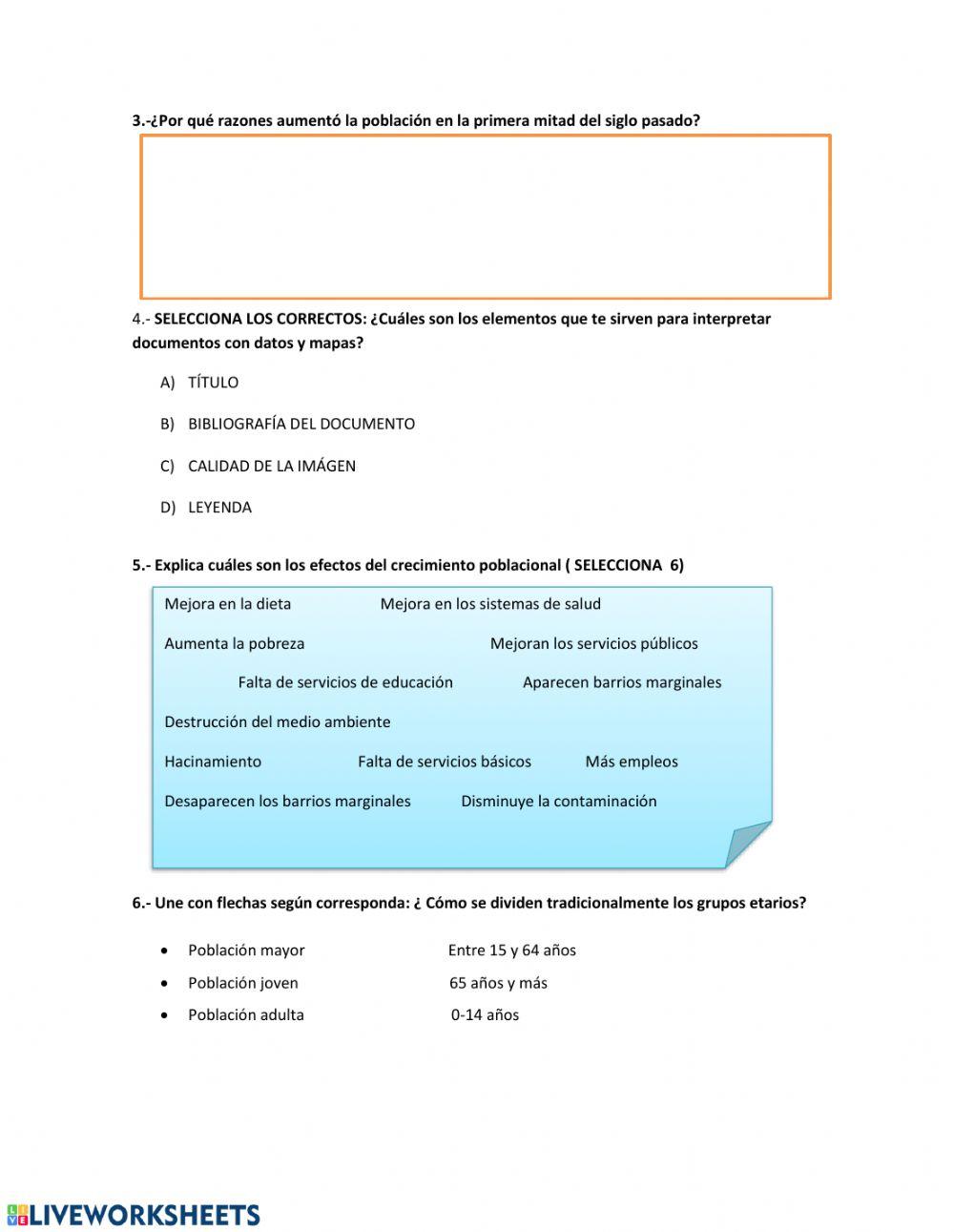 Actividad Población
