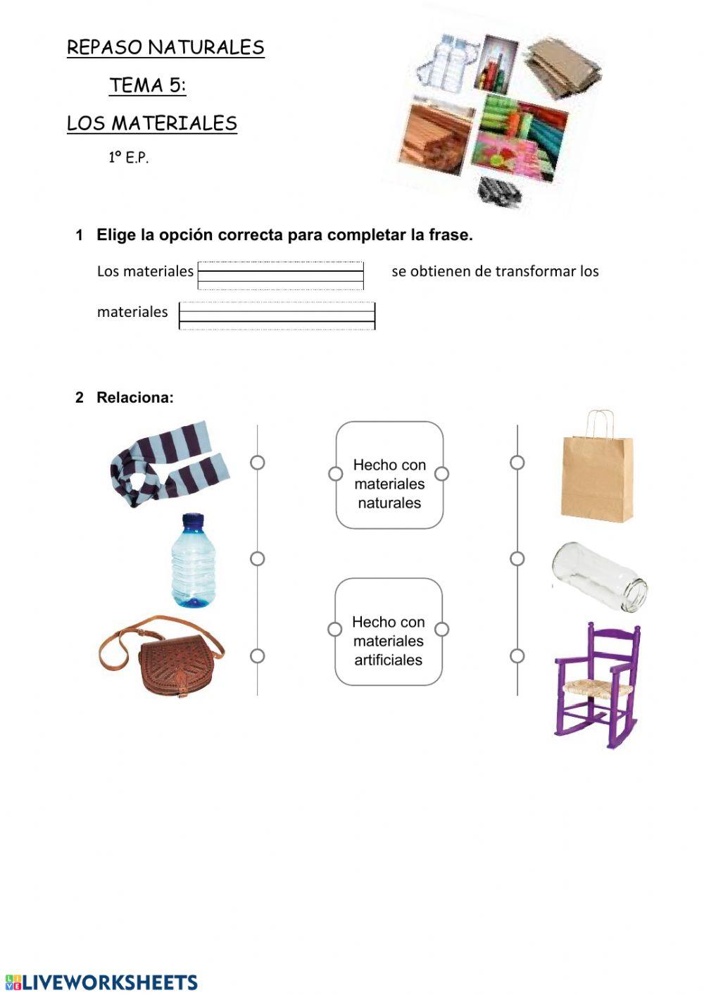 Los materiales y la energía