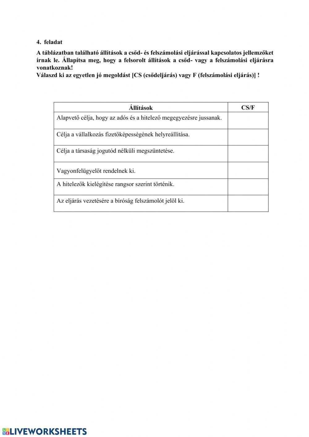 Középszint érettségi 1. rész 0506