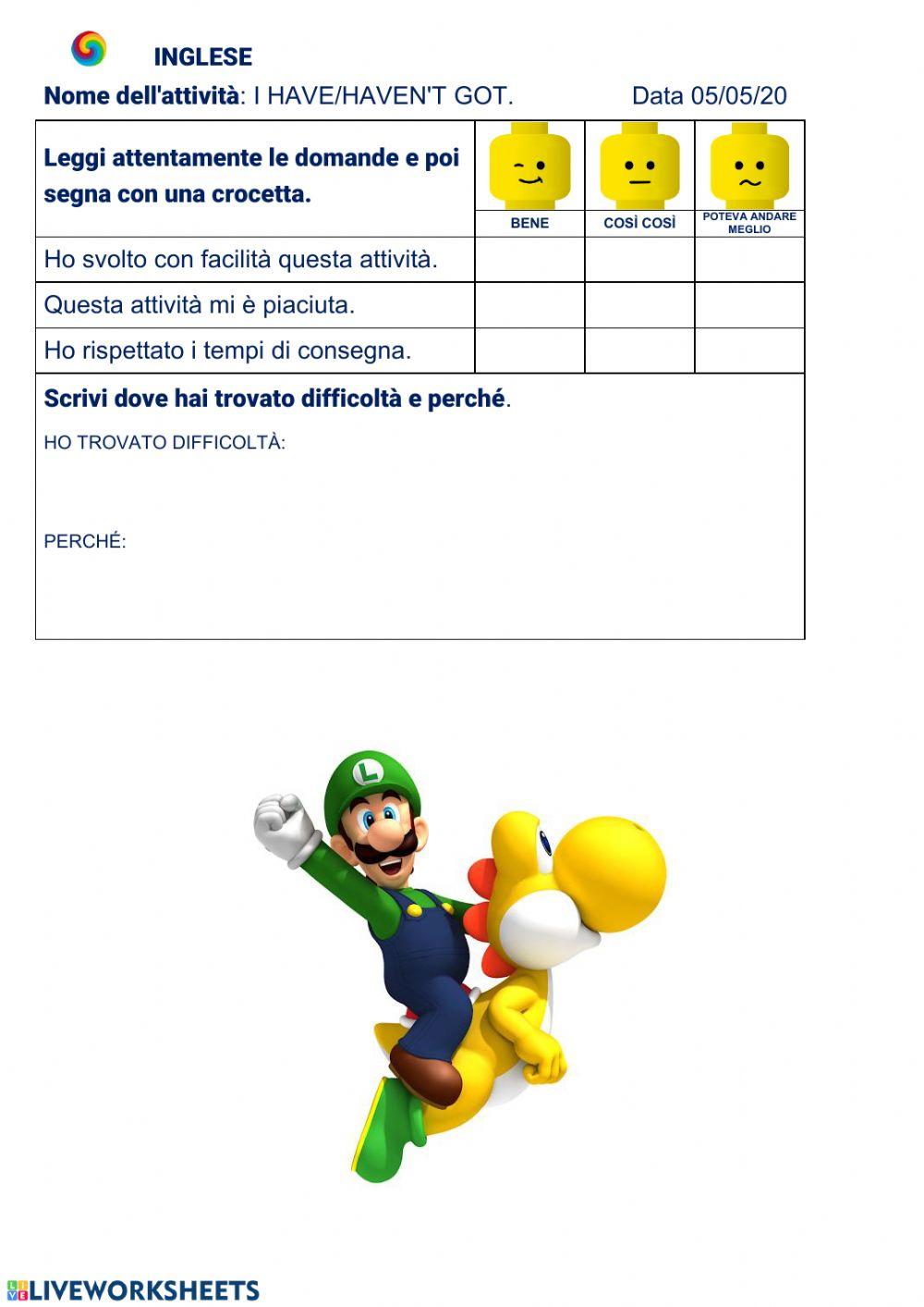 Questionario di autovalutazione