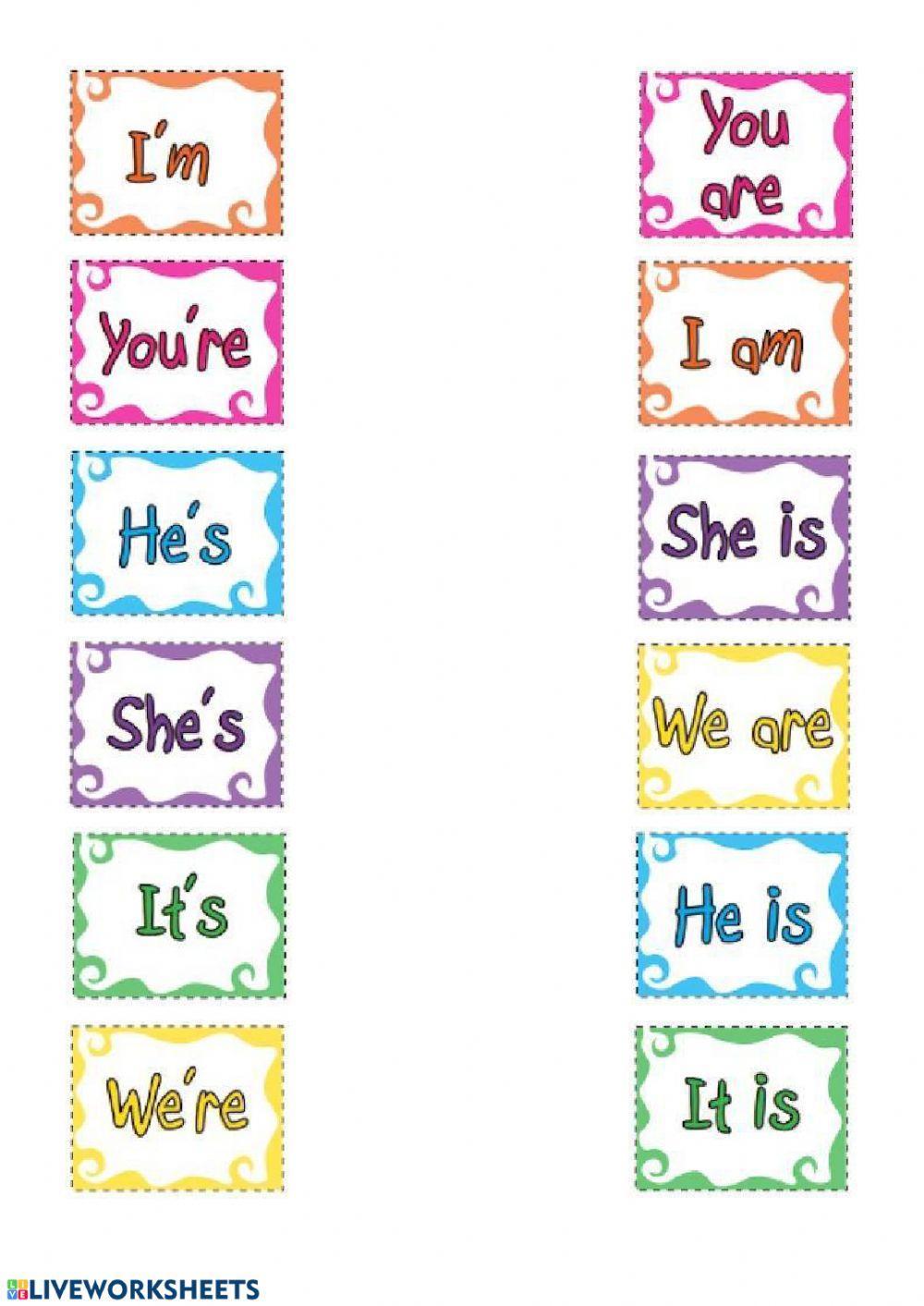 Personal pronouns