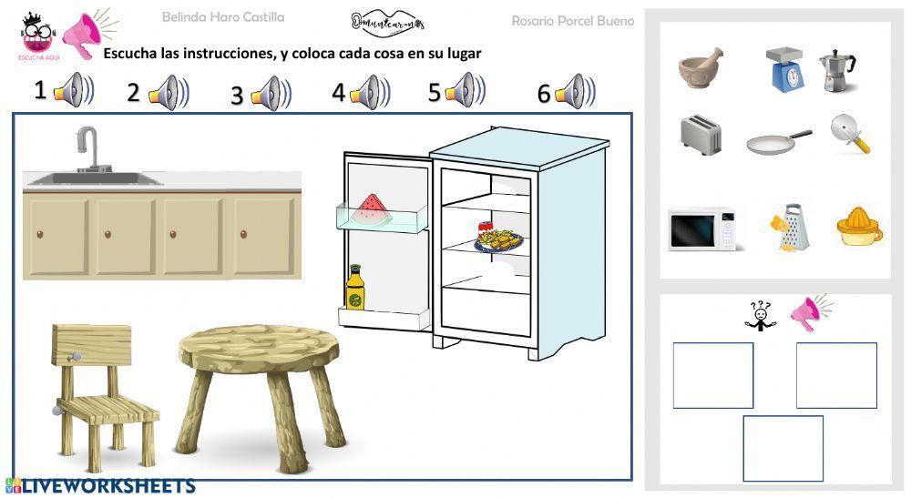 Seguir instrucciones cocina