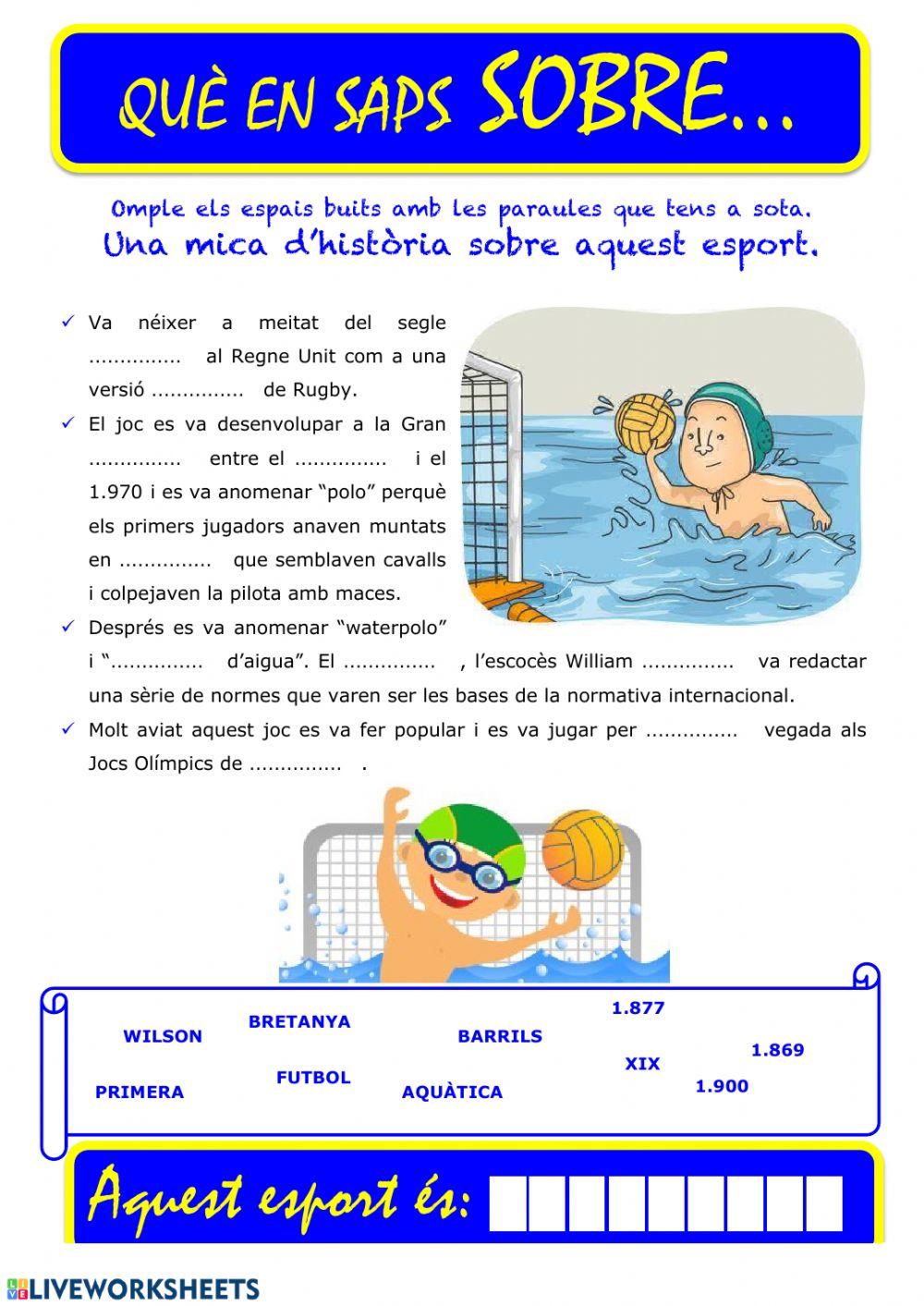 Que saps sobre... Waterpolo