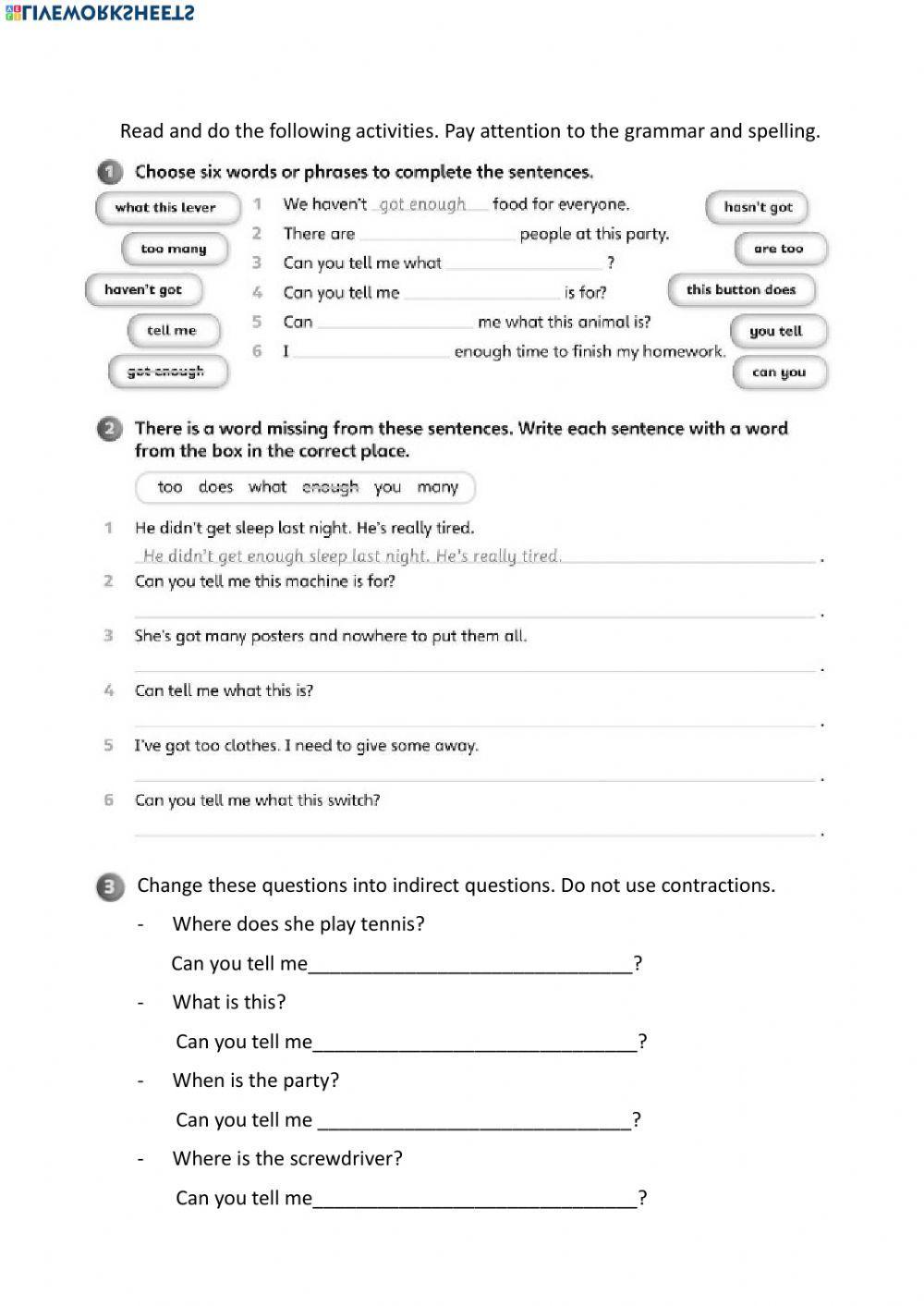 6-Indirect questions