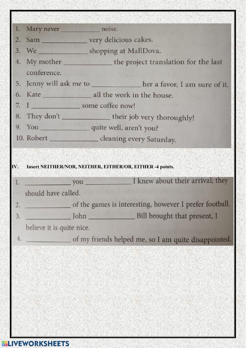 Summative Evaluation 7th Grade Term II