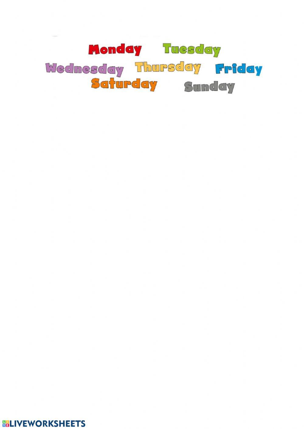 Days of the week