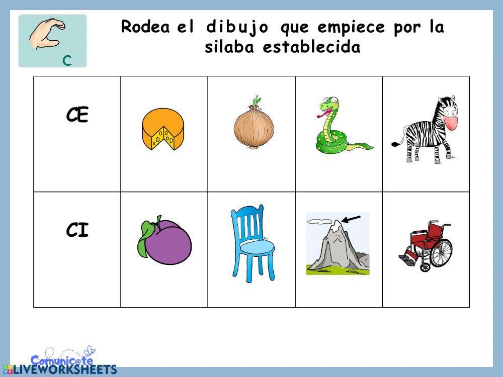 Comunicate empieza por CE CI