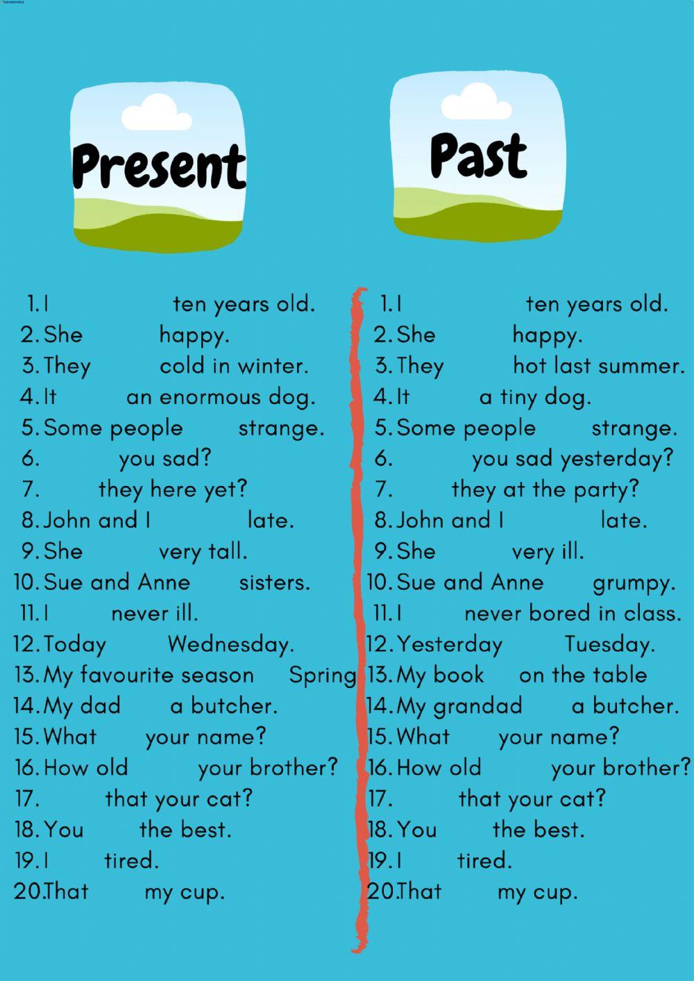 The verb -to be- NO MISTAKES