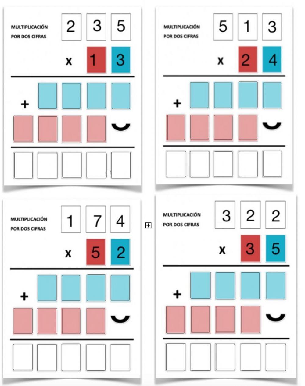 Multiplicación por dos cifras