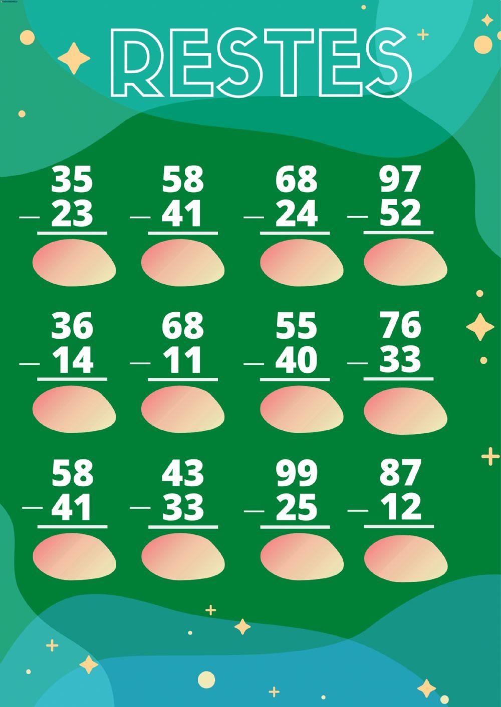 Restes dues xifres sense portar