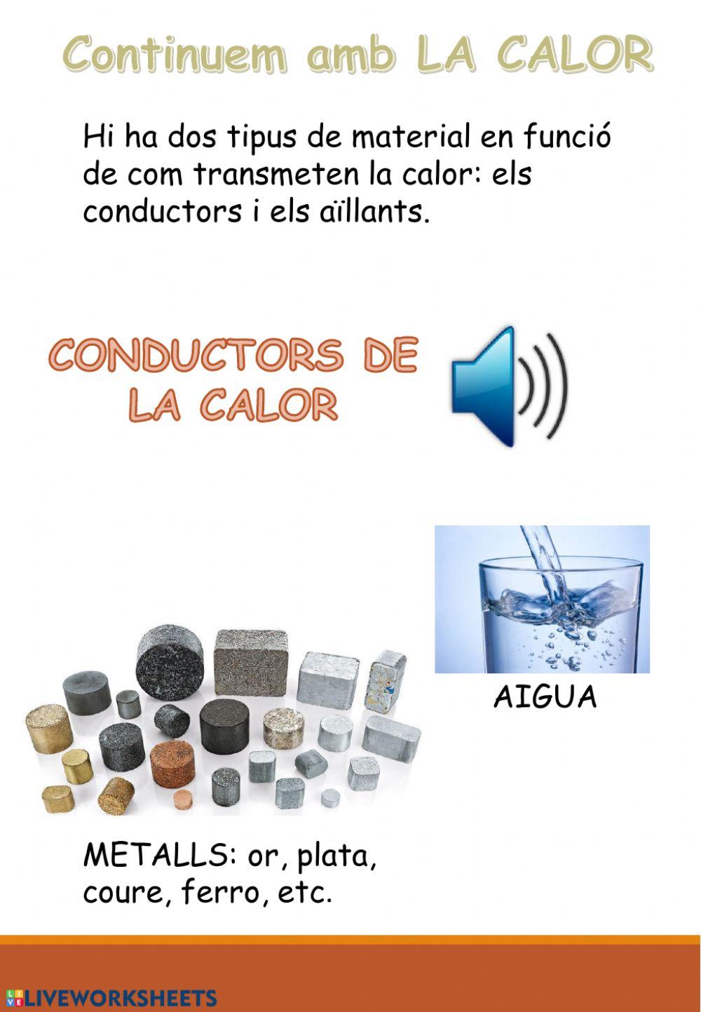 La calor: conductors i aïllants