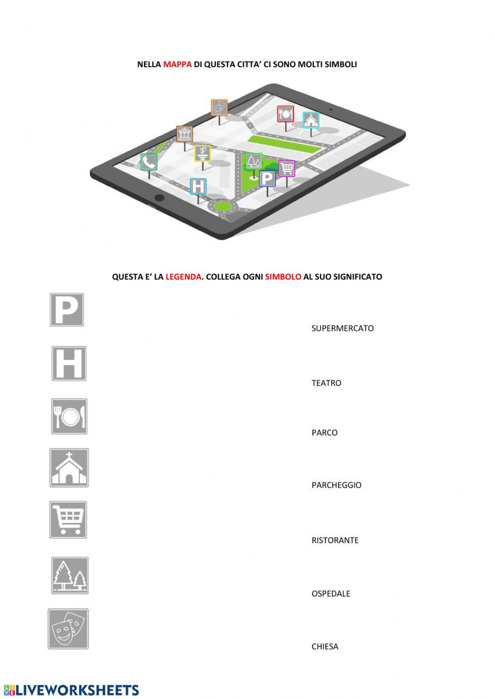 La mappa e la legenda