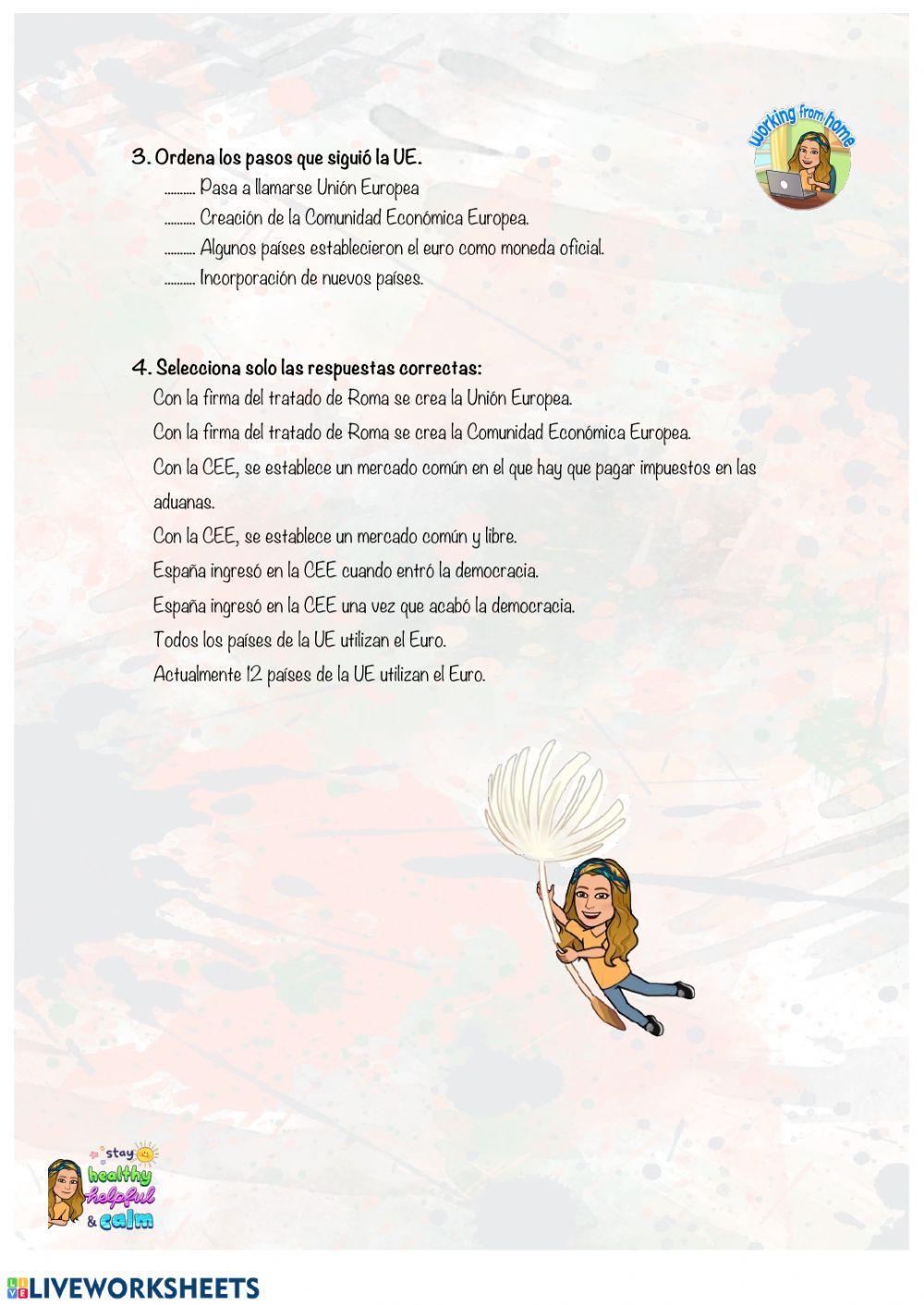 Sociales. España en la Unión Europea