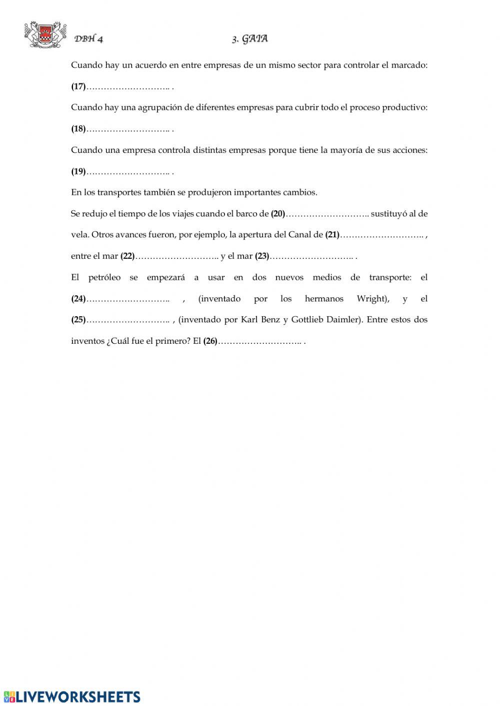 (4 ESO) La Revolución Industrial (4)