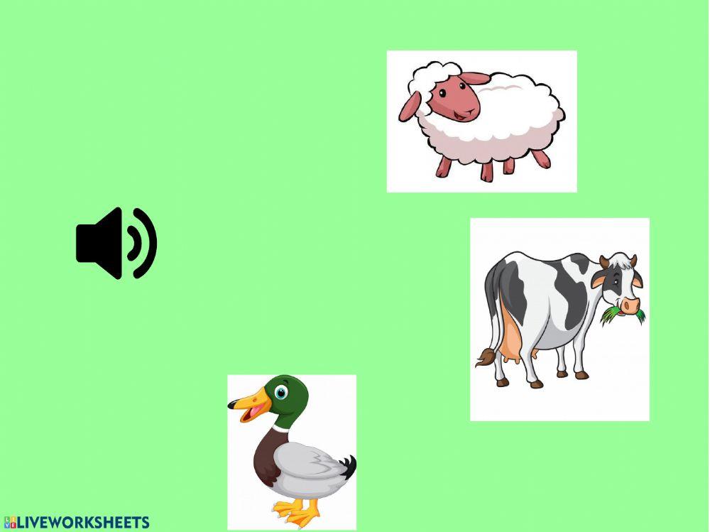 Descriminación auditiva: animales