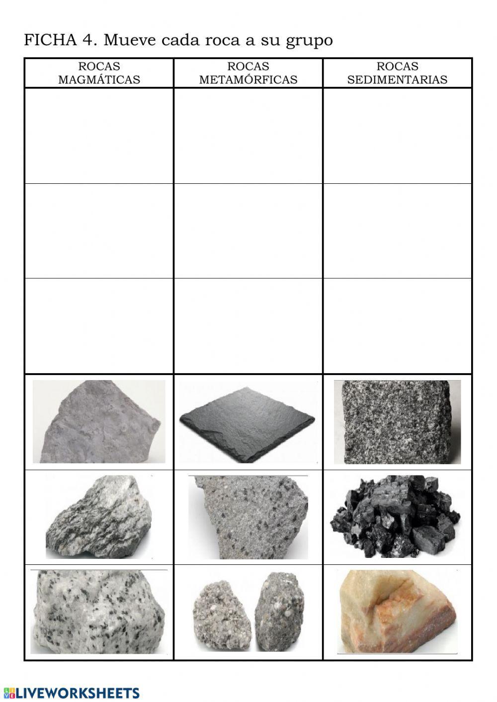 Tipos de rocas