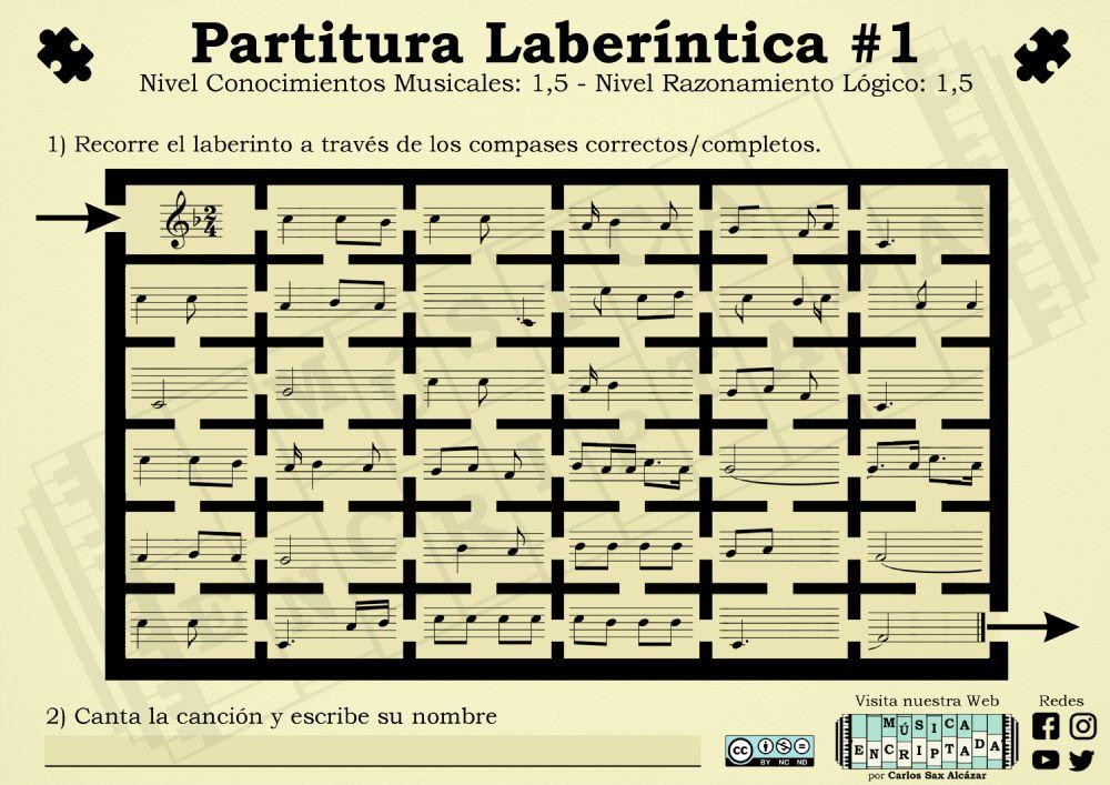 Partitura Laberíntica 1