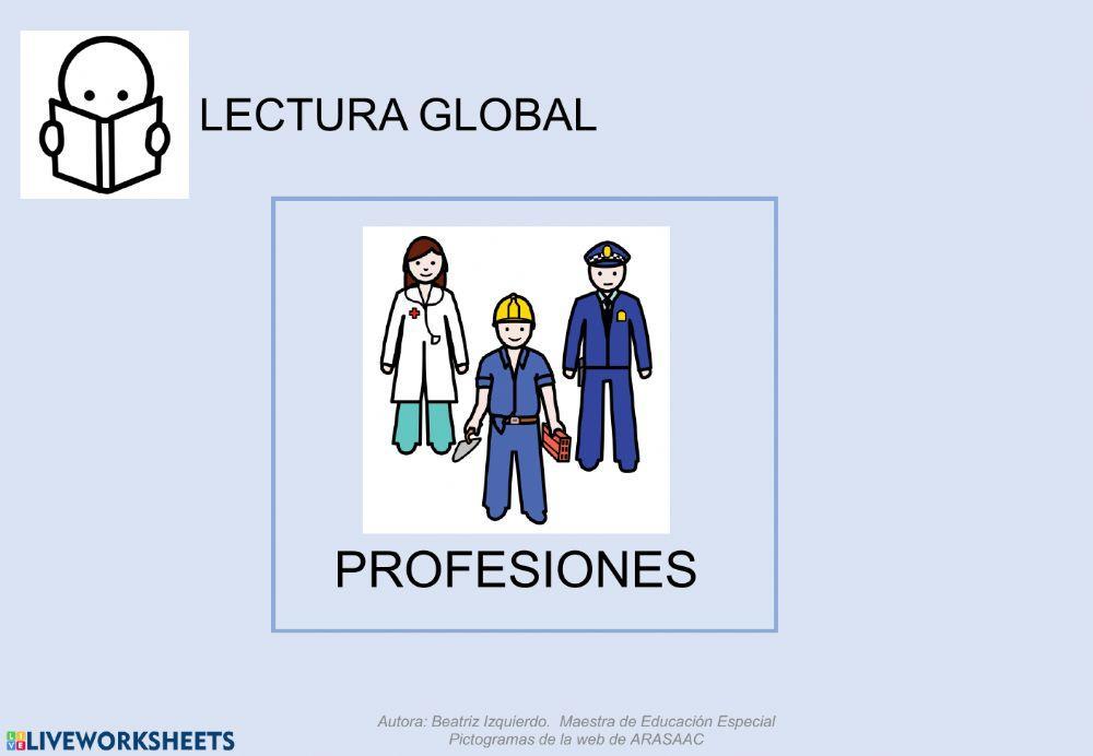 Lectura global - profesiones