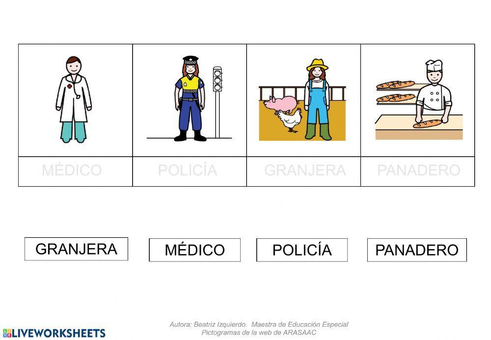 Lectura global - profesiones