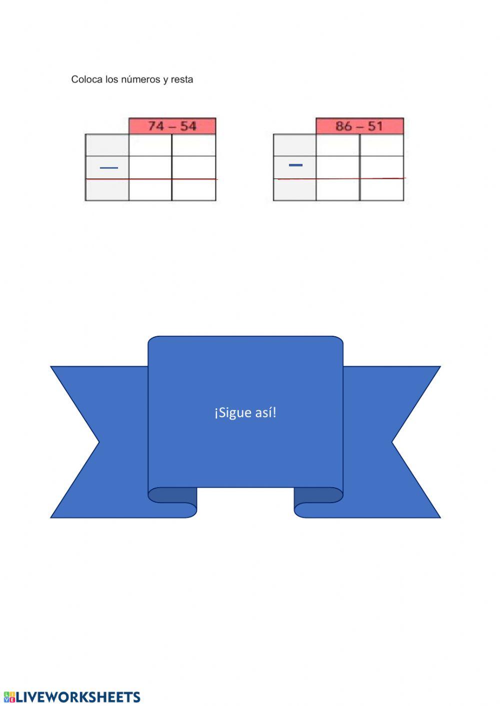 Problemas, sumas y restas