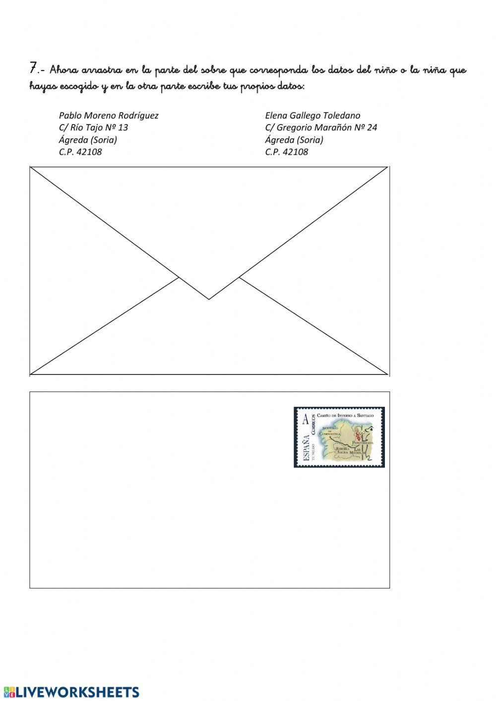 Los adjetivos, mb, mp, cartas y rimas F