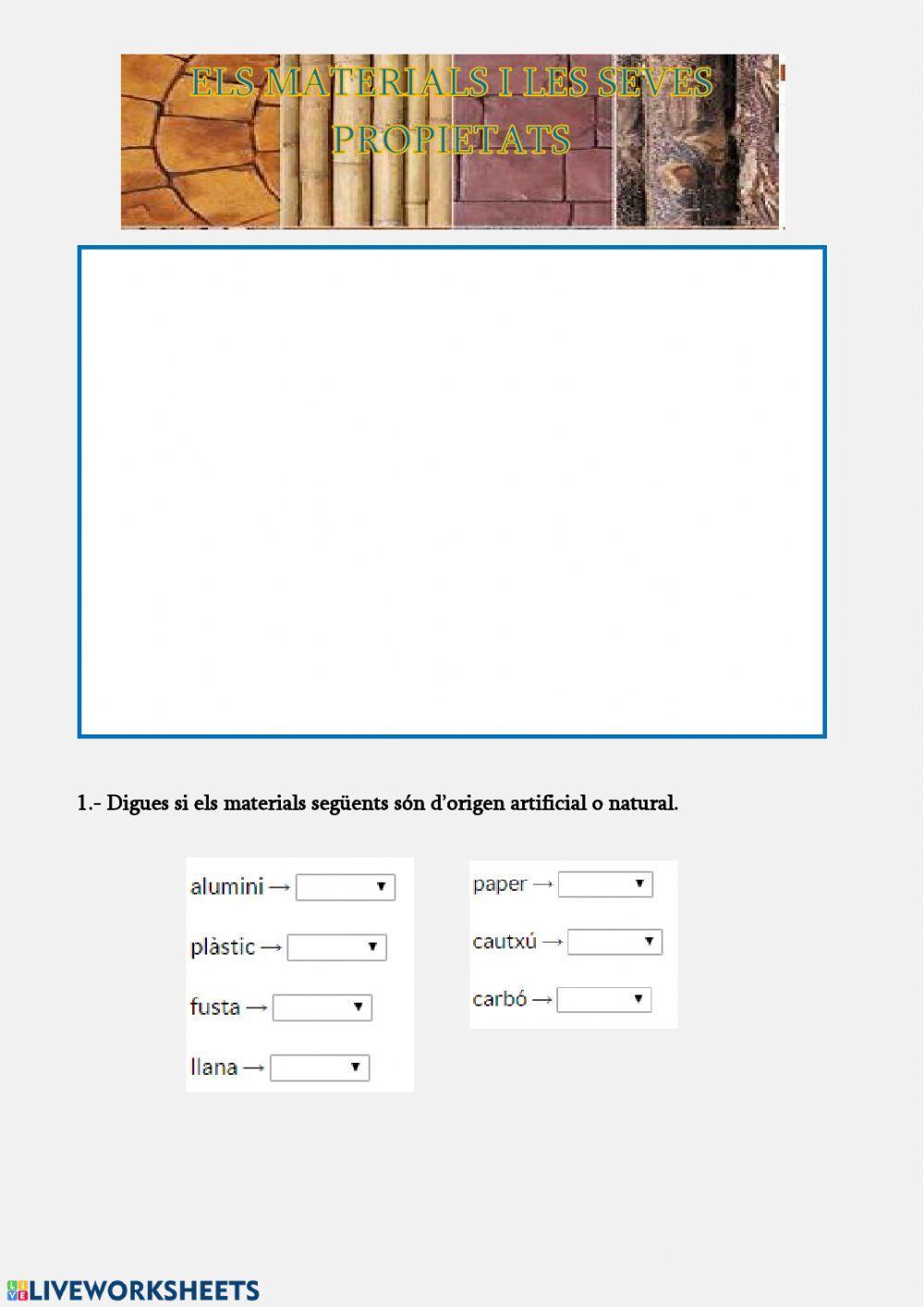 Els materials i les seves propietats