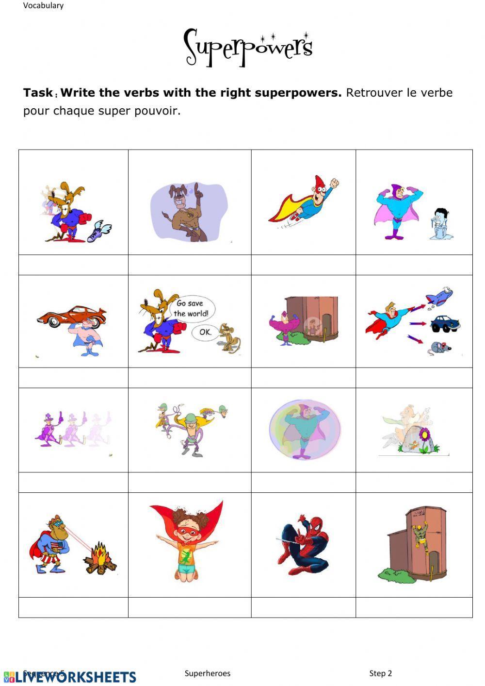 Vocabulary superpowers