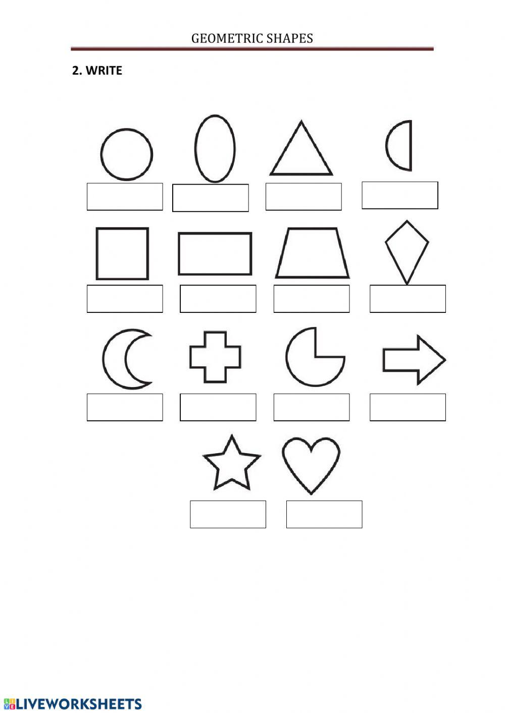 Geometric shapes