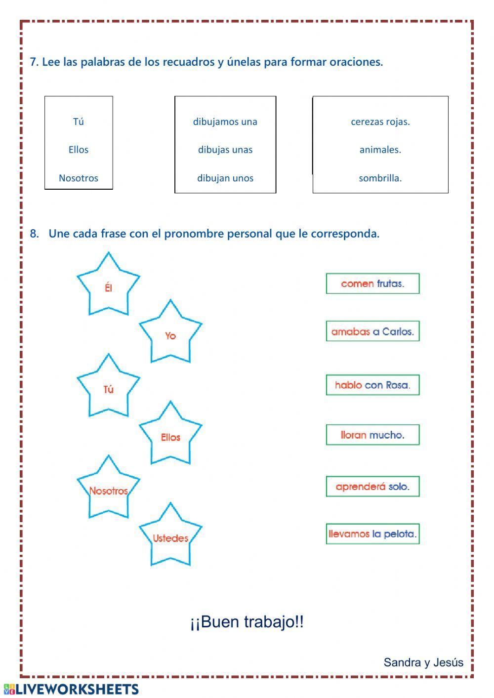 Pronombres personales