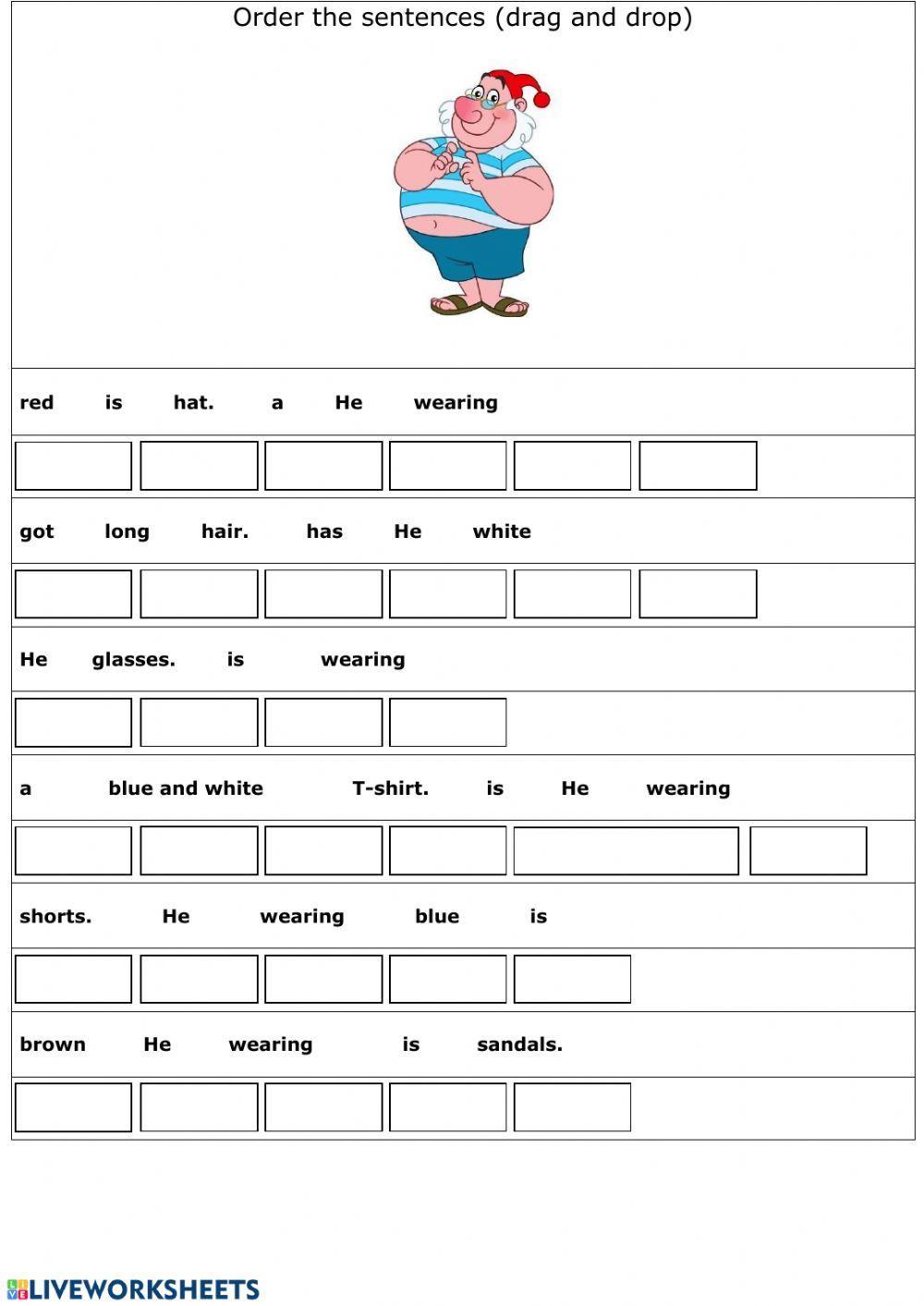 Order the sentences Pirates