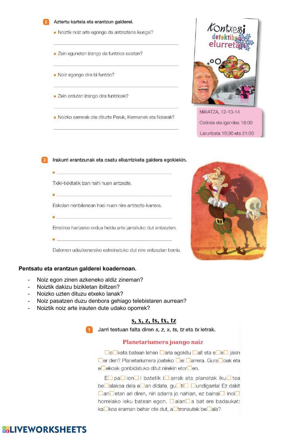 Euskera maiatzak 4-8 astea