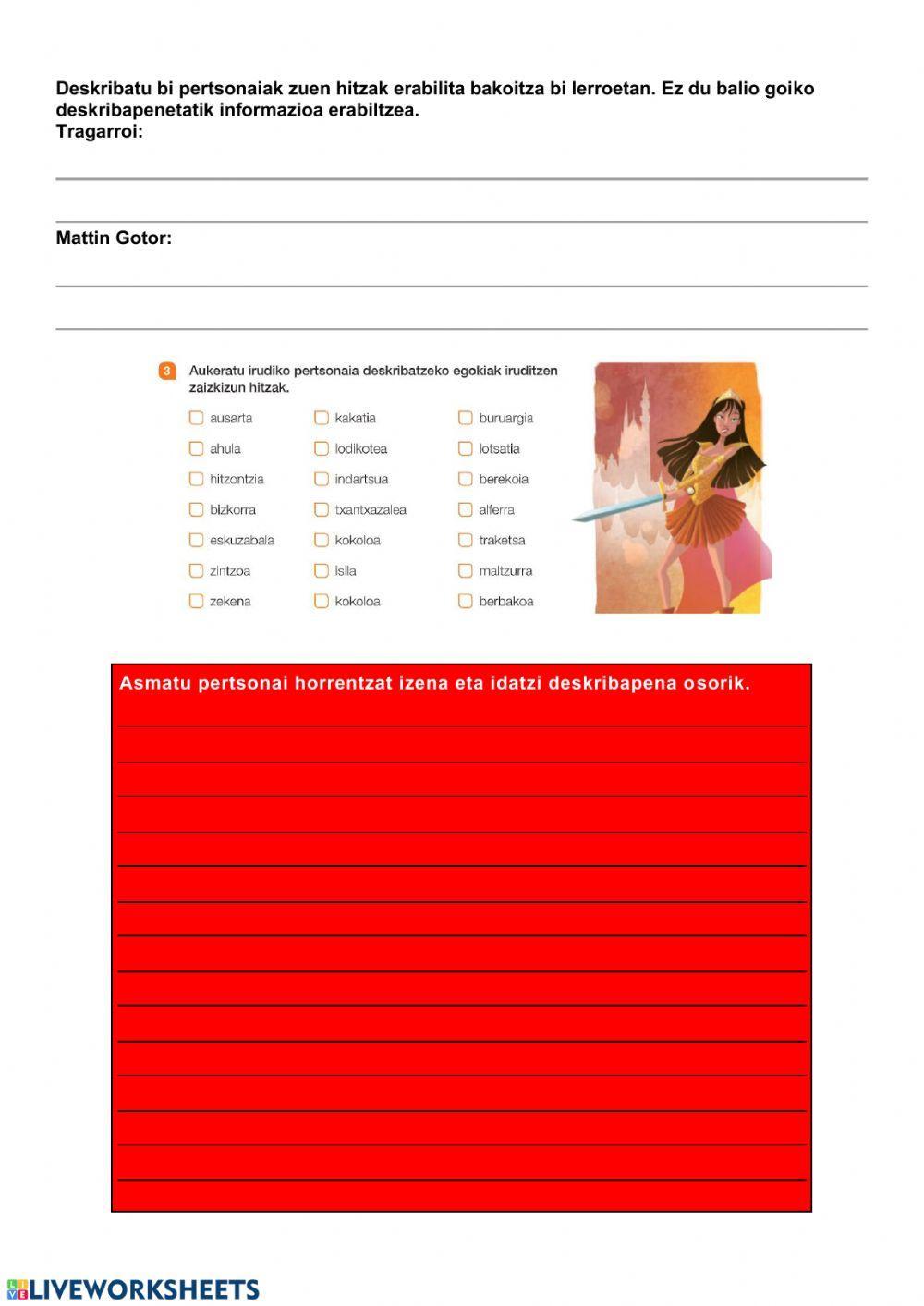 Euskera maiatzak 4-8 astea