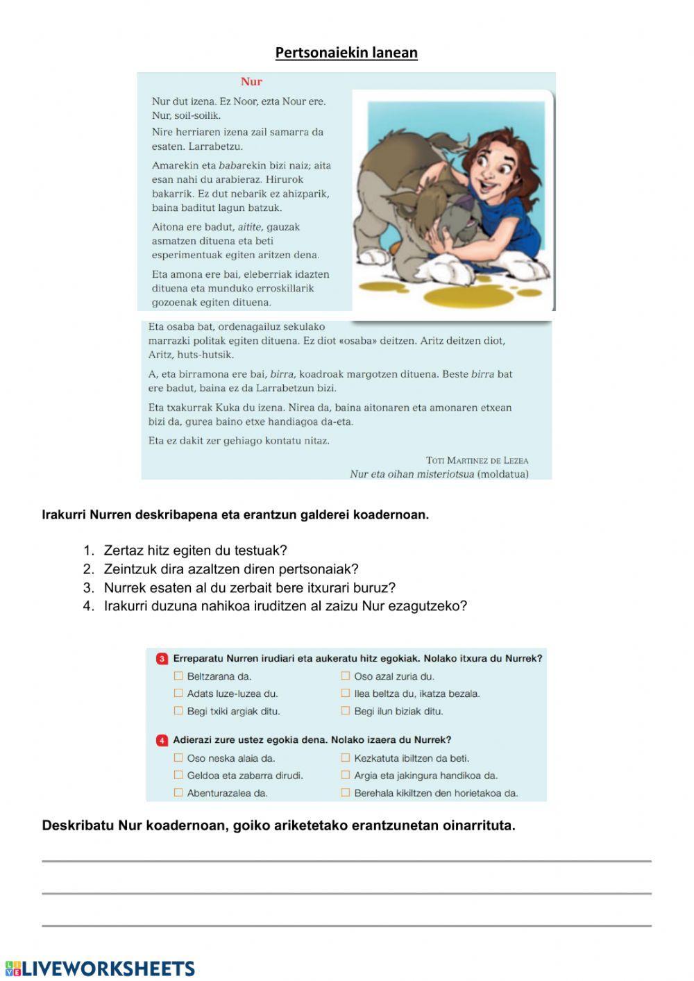 Euskera maiatzak 4-8 astea