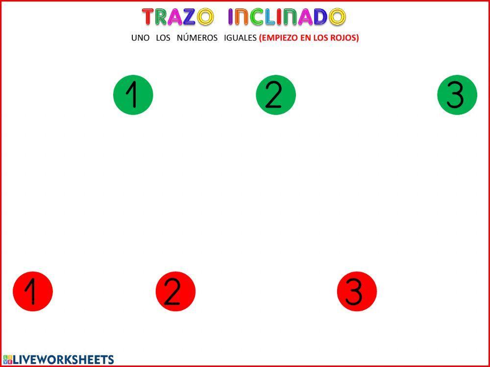 Trazo inclinado 1