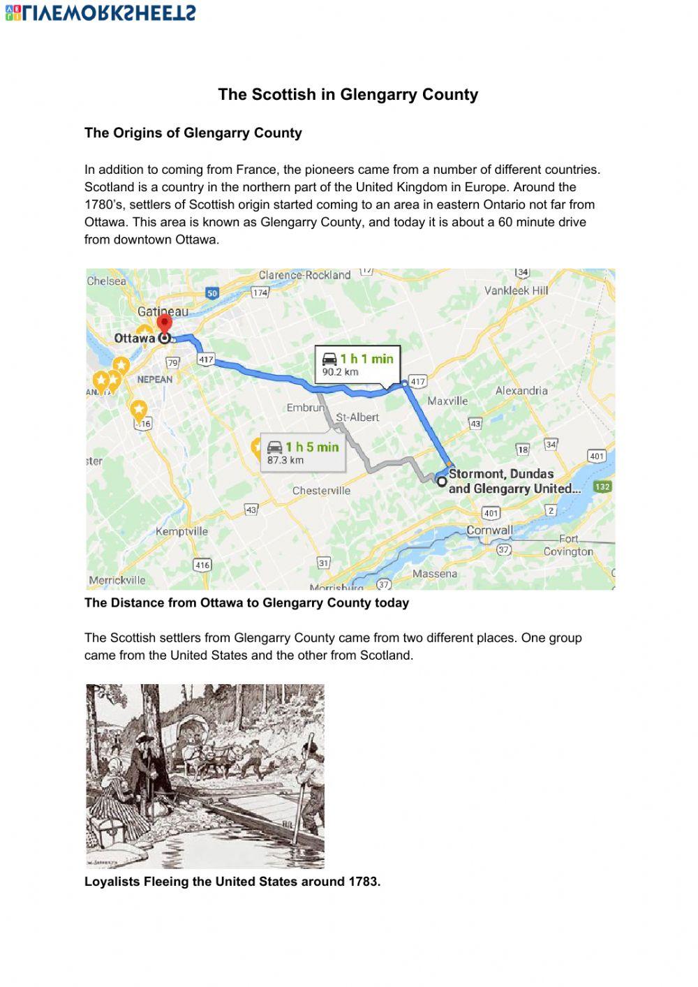 The Scottish of Glengarry County