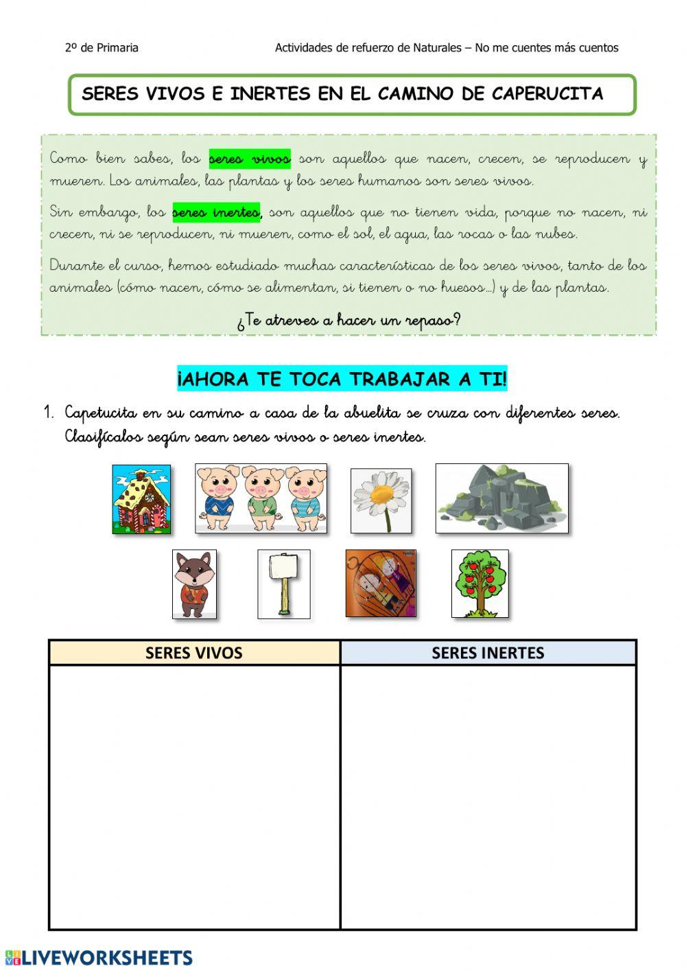 Seres en el camino de caperucita