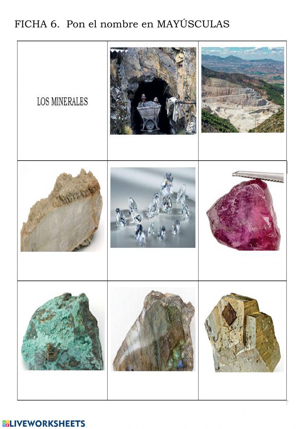 Diferentes Minerales