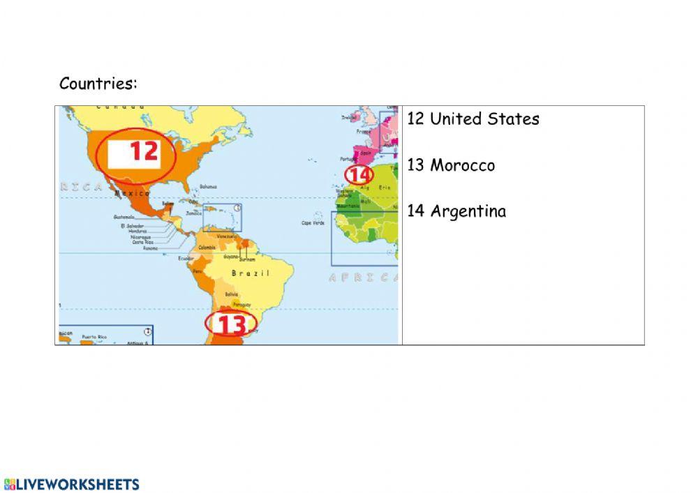 Europe relief rivers seas oceans countries cities