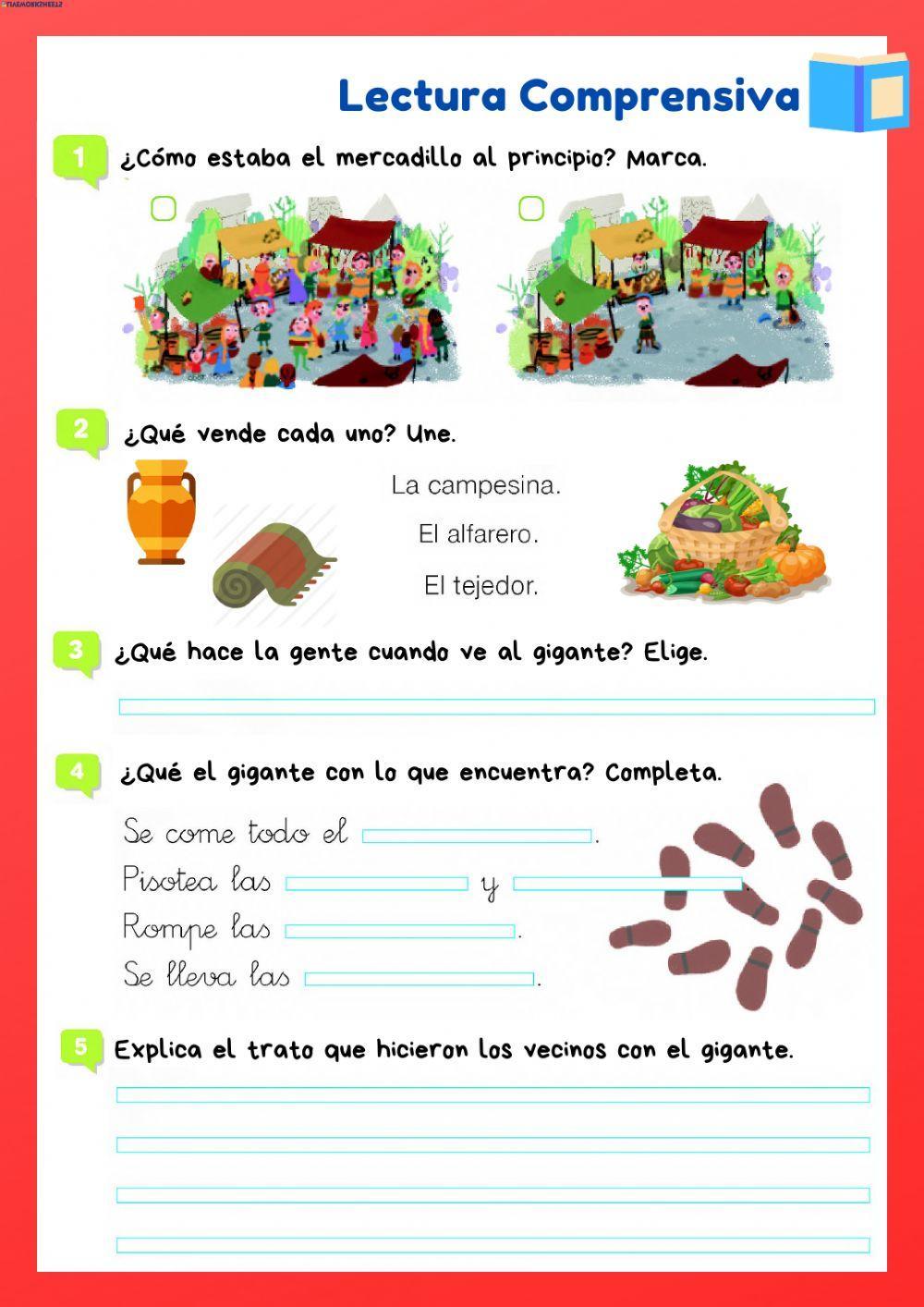Lectura: El mercadillo Lectura: El mercadillo