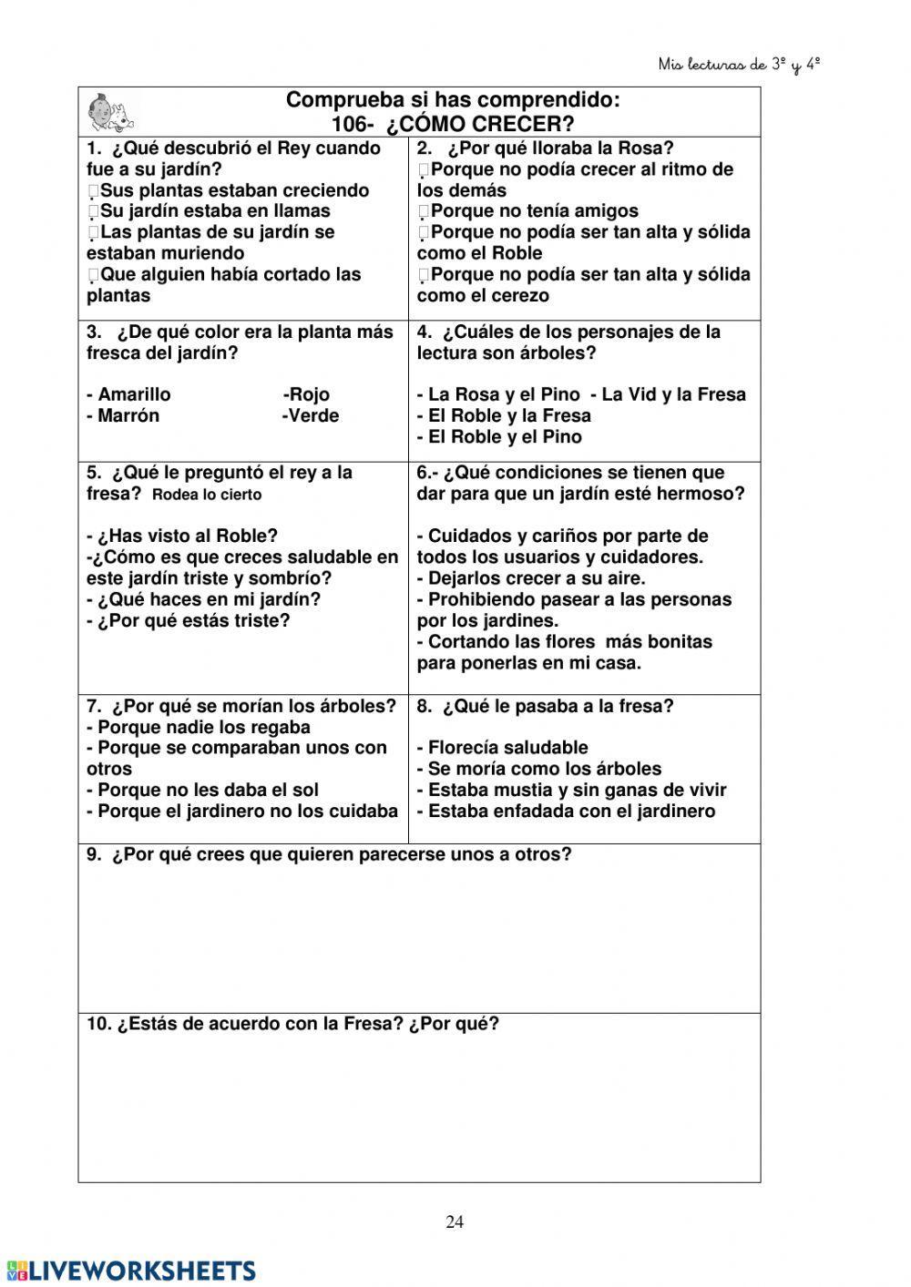 Comprensión lectora