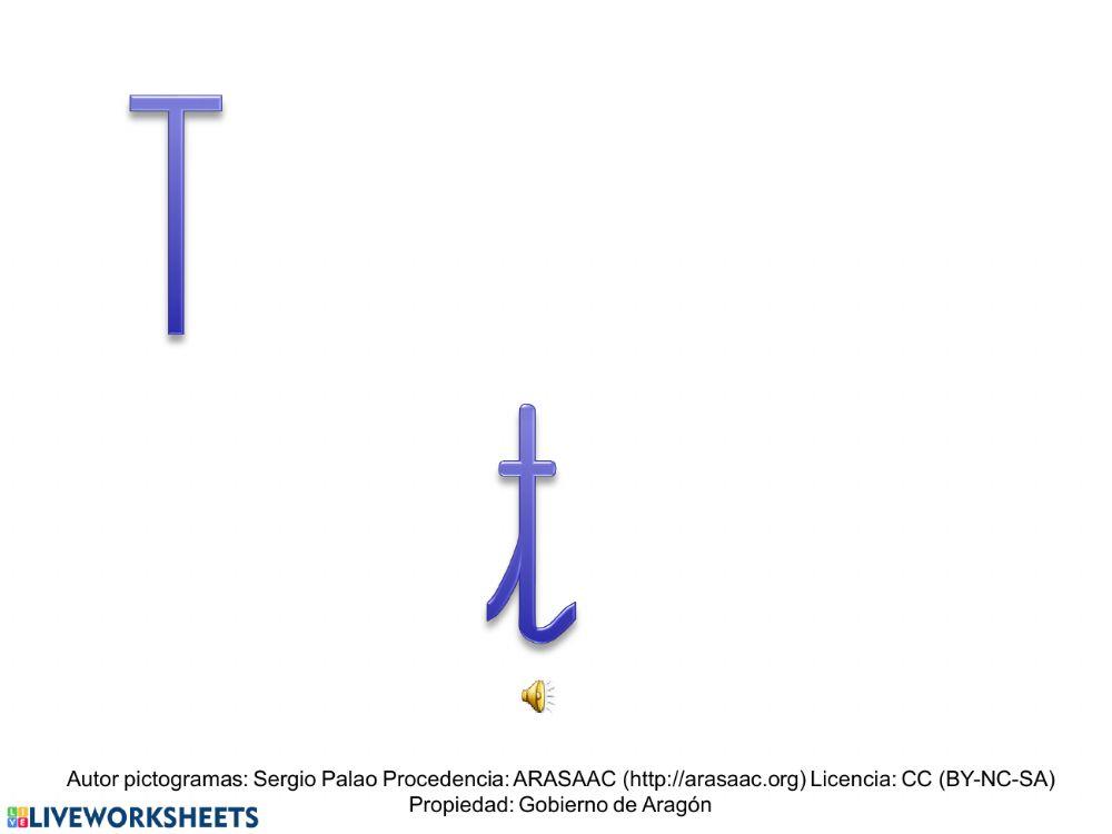 T+vocales articulación