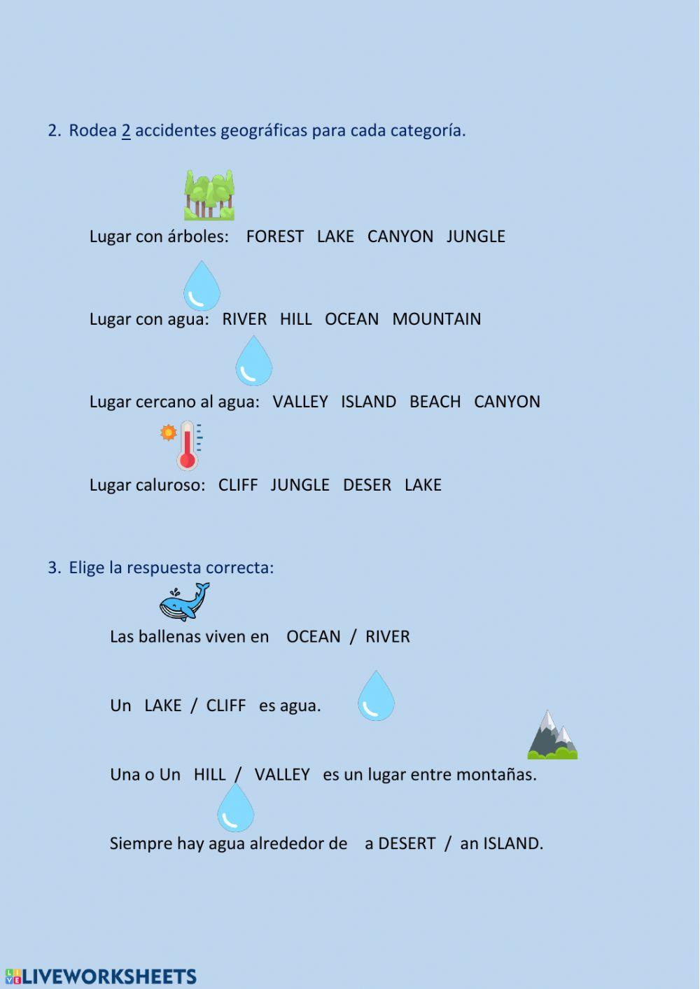 Geographical Features (3)