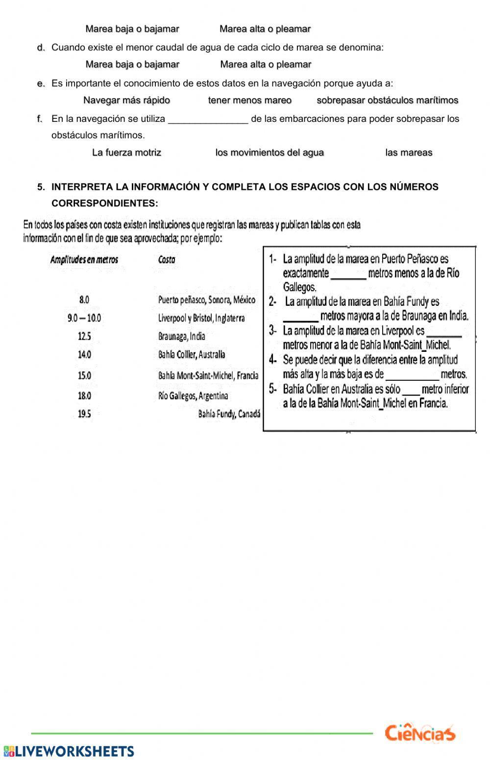 Taller de las mareas