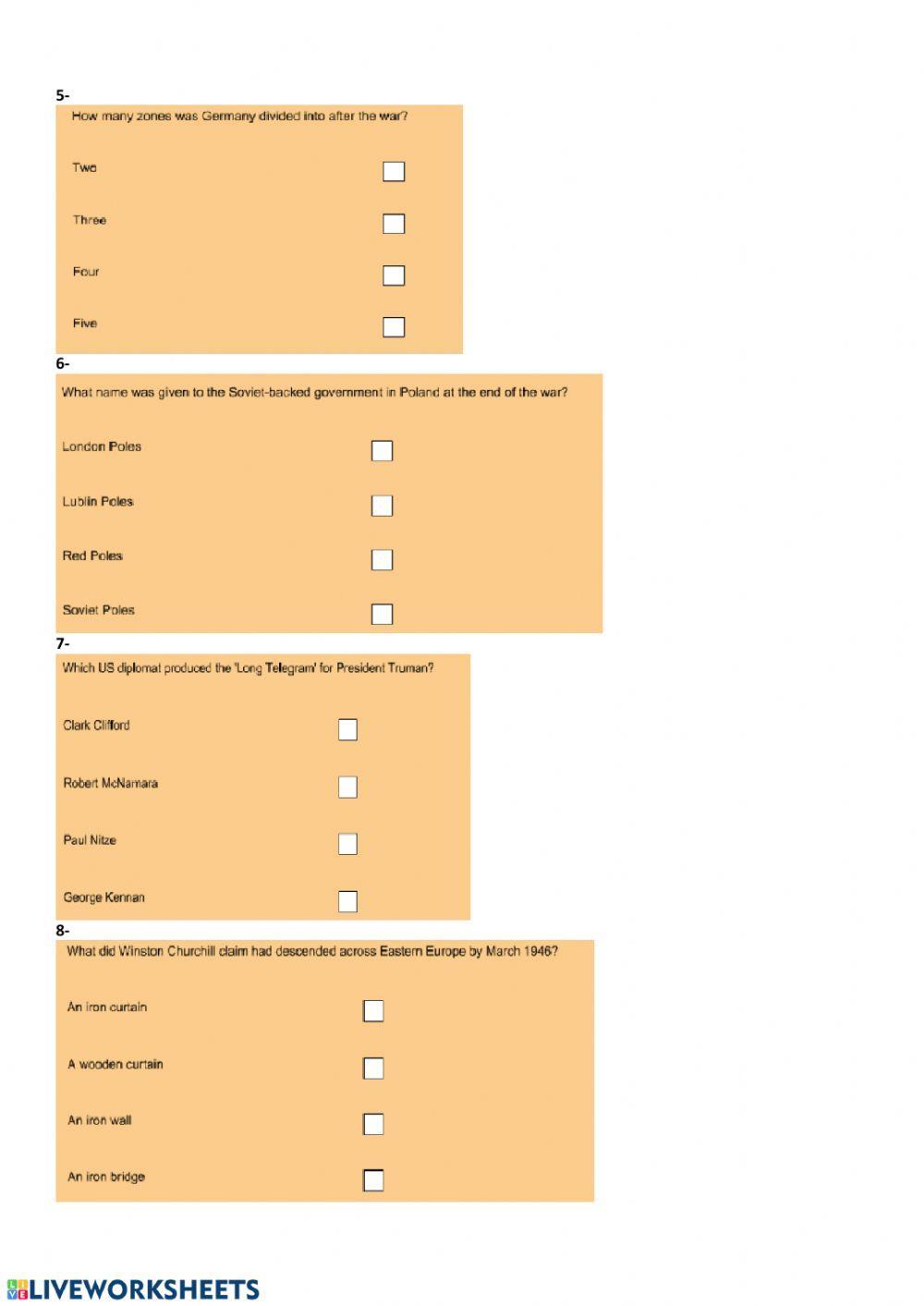 Igcse history unit 4